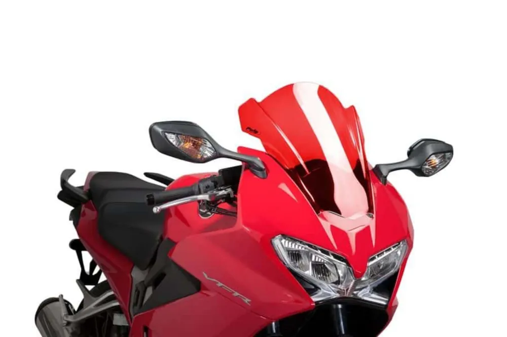 Autentický Plexi štít PUIG RACING 7598R červená