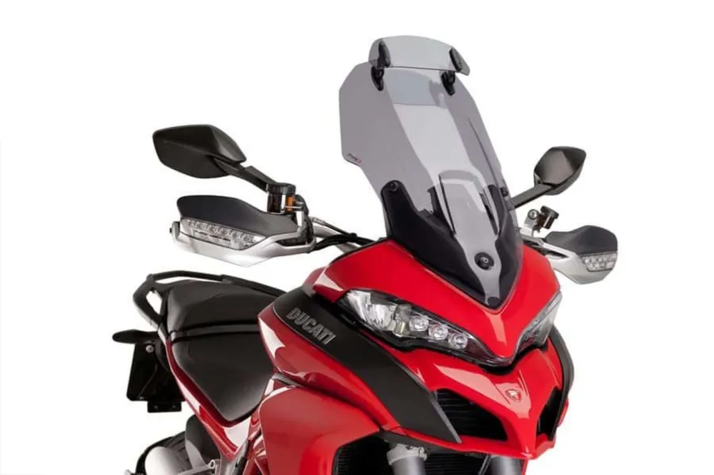 Plexi štít PUIG TOURING WITH VISOR 7624H kouřová Originální