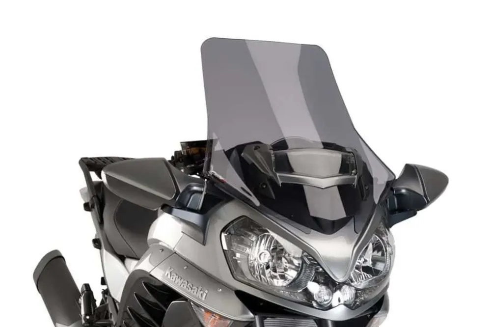Sezónní Sleva Plexi štít PUIG TOURING 7628F tmavá kouřová