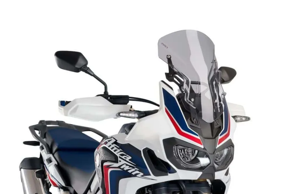 Plexi štít PUIG RACING WITH SUPPORT + PROTECTION 9155H kouřová Nová Kolekce