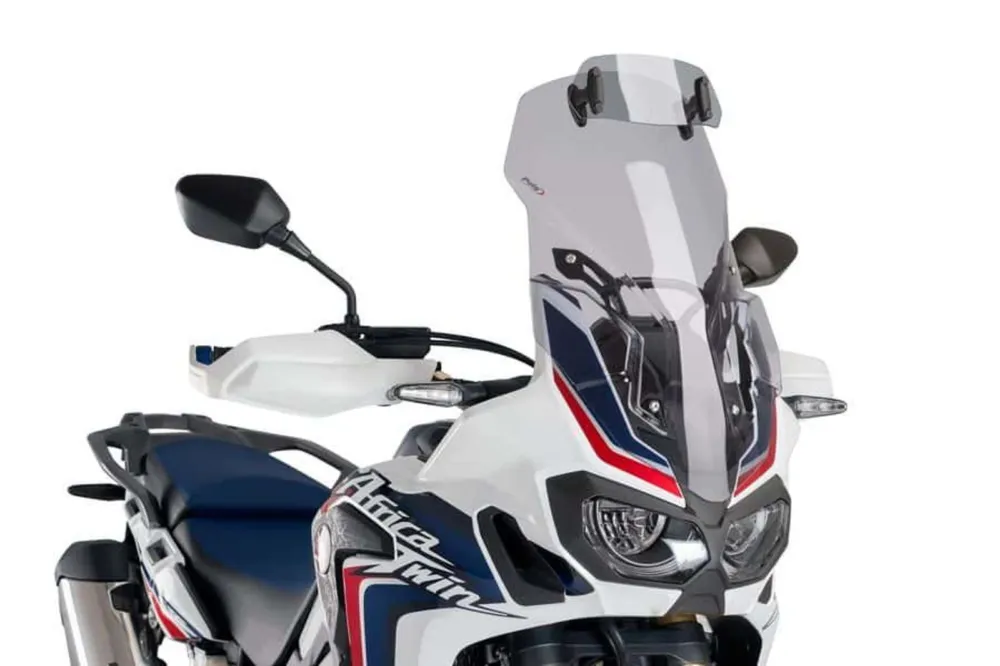 Vysoce Kvalitní Plexi štít PUIG TOURING WITH VISOR WITH SUPPORT + PROTECTION 9157H kouřová