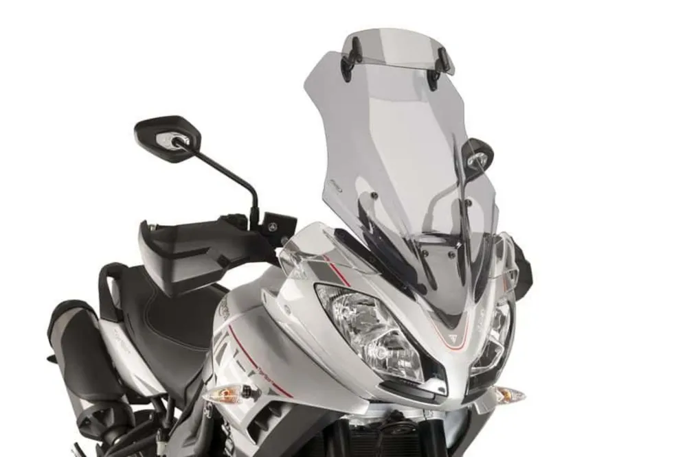 Plexi štít PUIG TOURING WITH VISOR 9201H kouřová Doprava Zdarma