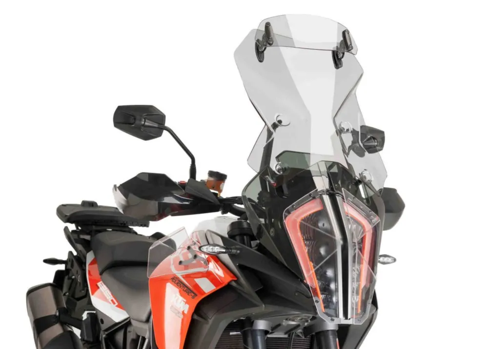 Plexi štít PUIG TOURING WITH VISOR 9714H kouřová Víkendová Akce