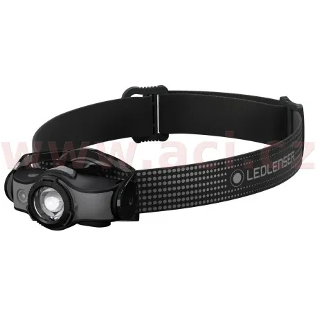 Víkendová Akce LED LENSER MH5 - outdoorová dobíjecí čelovka černo-šedá, dosvit 180 m, záruka 7 let