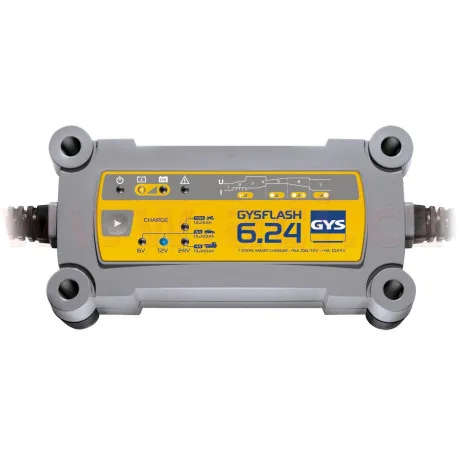 Nabíječka GYSFLASH 6.24, 6/12/24 V, 15-170 Ah, 6/12 V 6 A, 24 V 4 A Ihned K Objednání