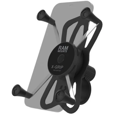 Hit Sezóny Kompletní sestava držáku pro velké telefony X-Grip se "Tough-Strap" stahovacím upínaním na řidítka, RAM Mounts