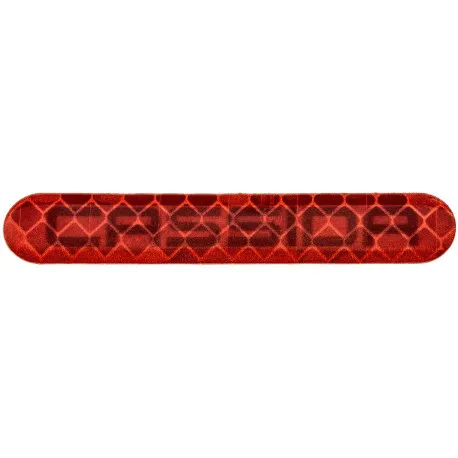 Vrácení Zdarma Reflexní odrazka samolepící s logem, CASSIDA (červená, D x V , 6,5 x 1 cm)