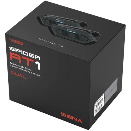 Mesh handsfree headset Spider RT1 (dosah 2 km), SENA (sada 2 jednotek) Omezená Nabídka