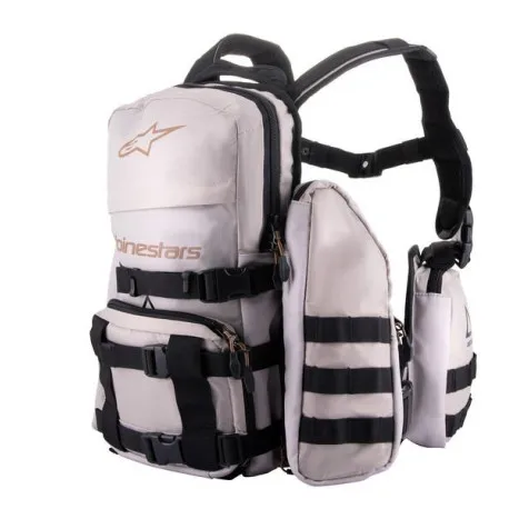 Ověřený Batoh TECHDURA TACTICAL, ALPINESTARS (šedá/černá, celkový objem až 9 l) 2026