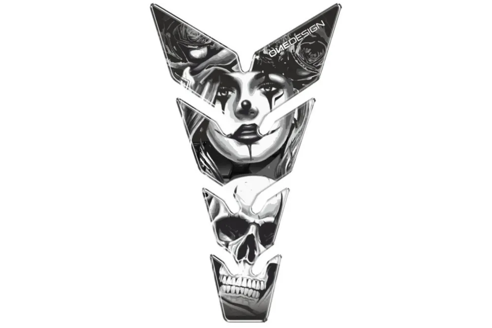 Tankpad PUIG SKULL & POKER 21435N černý Akční Nabídka