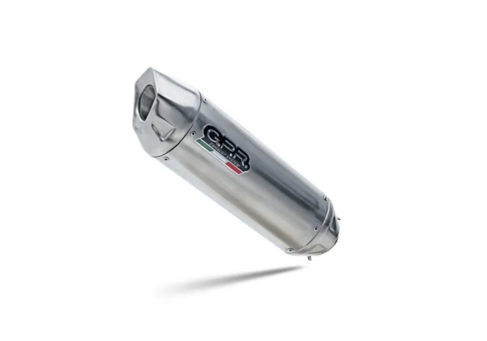 Cenový Hit Koncovka výfuku Slip-on GPR FURORE-X INOX A.58.FXSC Matná černá zahrnuje spojovací svod a odnímatelný dB killer