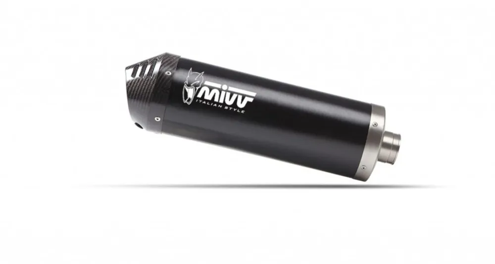 Přímo Od Výrobce Koncovka výfuku MIVV OVAL SY.004.KVC Černý s uhlíkovou koncovkou