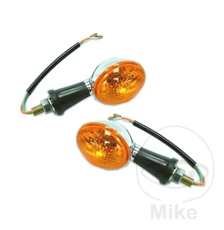Blinkr JMP BL 1162 oválné chrom s oranžovým sklem Dokud Zásoby Vydrží