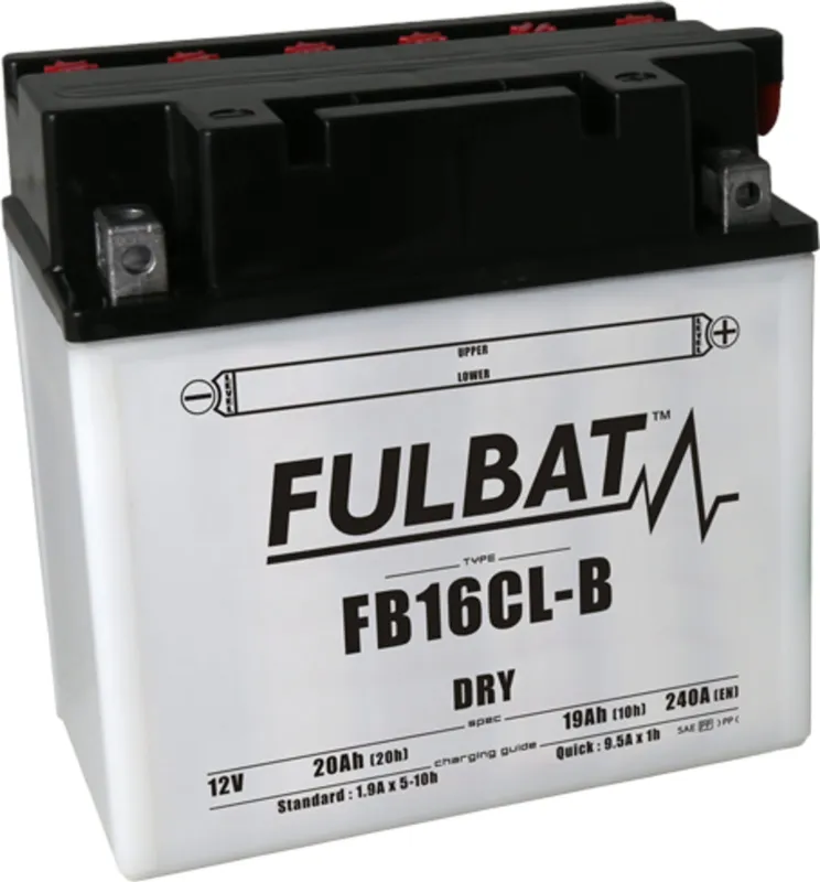 Akční Nabídka Konvenční motocyklová baterie FULBAT FB16CL-B (YB16CL-B) Včetně balení kyseliny