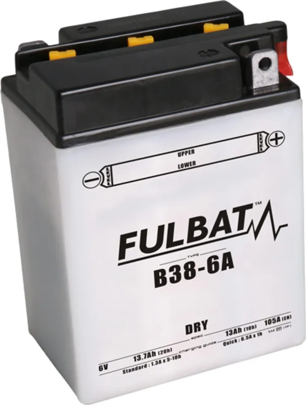 Nejlepší Cena Konvenční motocyklová baterie FULBAT B38-6A (Y38-6A) Acid pack included
