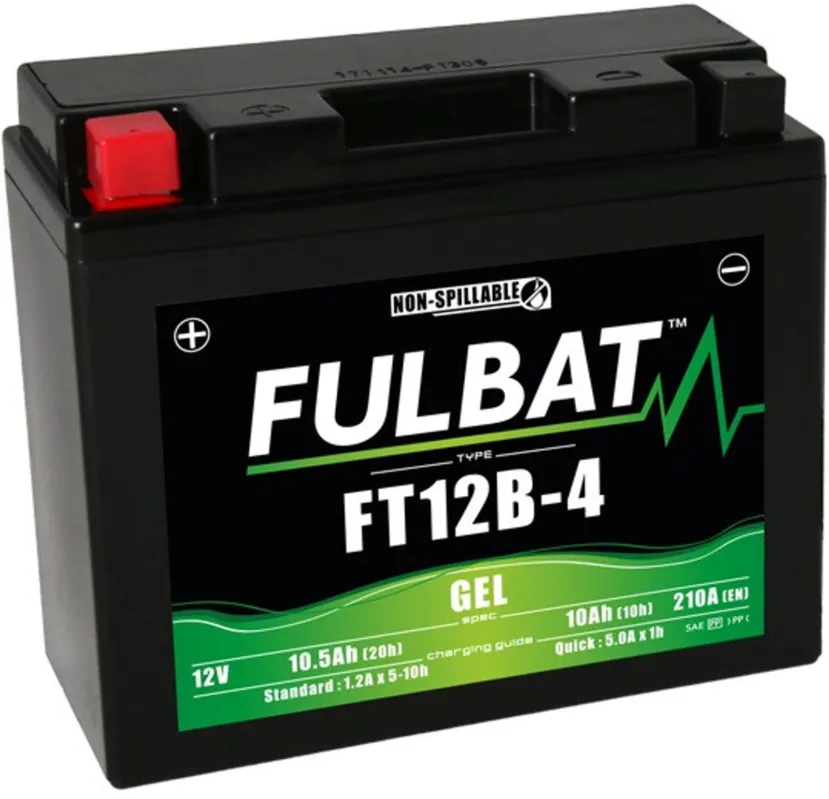 Super Cena Gelová baterie FULBAT FT12B-4 GEL (YT12B-4)