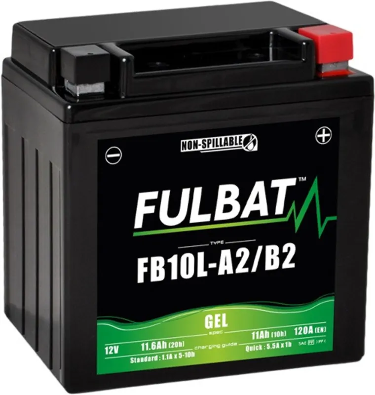 Ověřený Gelová baterie FULBAT FB10L-A2/B2 GEL (YB10L-A2/B2 GEL)