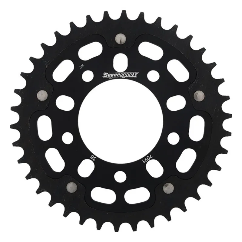 Řetězová rozeta SUPERSPROX STEALTH RST-7091:38-BLK černý 38 zubů, 520 Ověřený