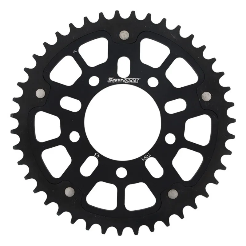 Rychlé Dodání Řetězová rozeta SUPERSPROX STEALTH RST-7091:43-BLK černý 43 zubů, 520