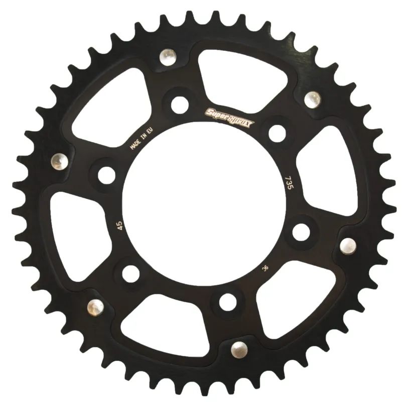 Super Cena Řetězová rozeta SUPERSPROX STEALTH RST-735:45-BLK černý 45 zubů, 520