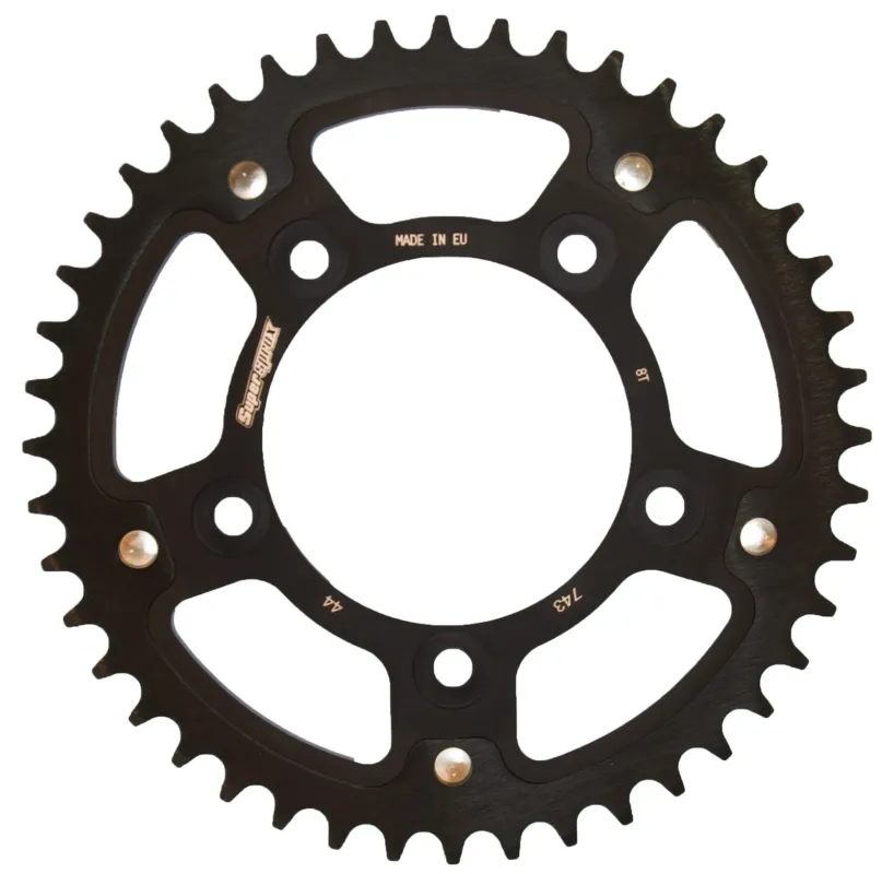 Řetězová rozeta SUPERSPROX STEALTH RST-743:44-BLK černý 44 zubů, 520 Časově Omezené