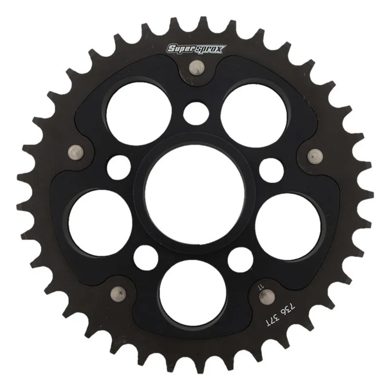 Řetězová rozeta SUPERSPROX STEALTH RST-736:37-BLK černý 37 zubů, 520 Speciální Cena