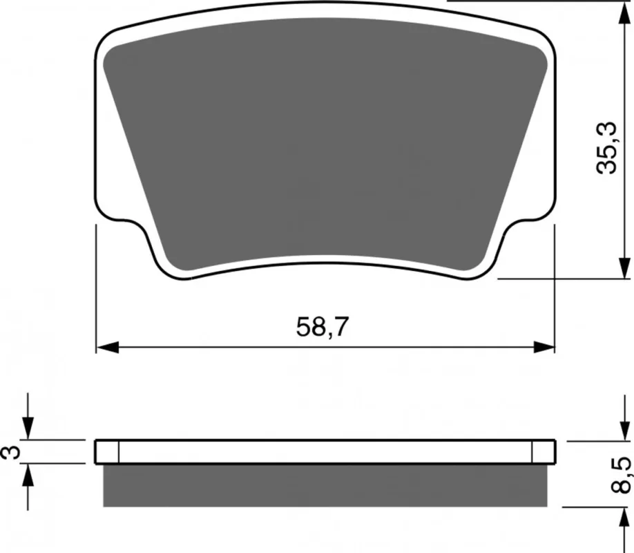 Odeslání Ihned Brzdové destičky GOLDFREN 260 S33 OFF-ROAD REAR