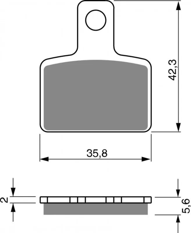Dokud Zásoby Vydrží Brzdové destičky GOLDFREN 282 S33 OFF-ROAD REAR