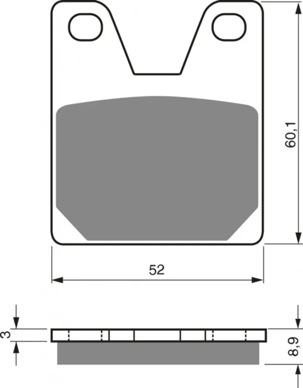 Levný Brzdové destičky GOLDFREN 169 S33 STREET REAR