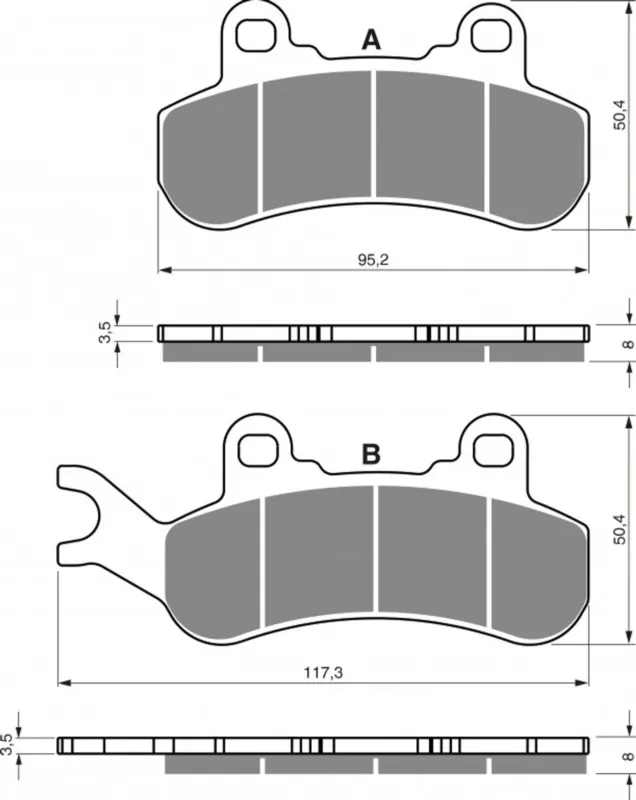 Brzdové destičky GOLDFREN 376 S33 OFF-ROAD REAR Objednat Nyní
