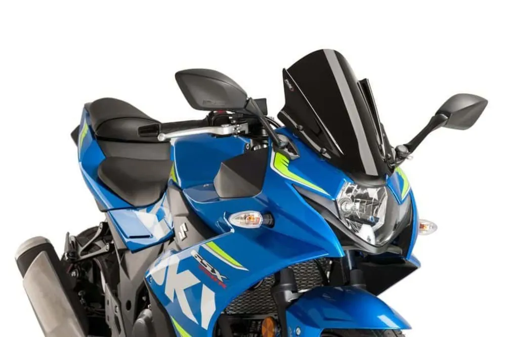 Ověřený Plexi štít PUIG RACING 9722N černý