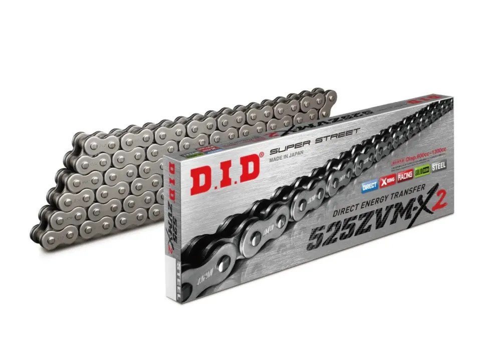Koupit Online ZVM-X série X-Kroužkový řetěz D.I.D Chain 525ZVM-X2 108 L