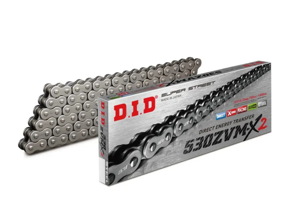 Časově Omezené ZVM-X série X-Kroužkový řetěz D.I.D Chain 530ZVM-X2 108 L