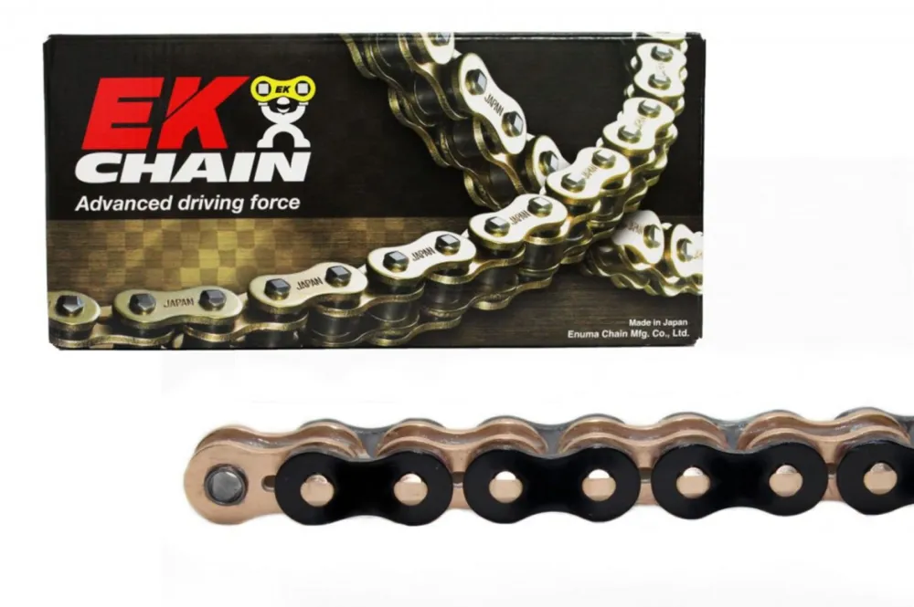 QX-kroužkový řetěz OEM kvality EK 530 MVXZ2 1 L černý/zlatý/zlatý Ihned K Objednání