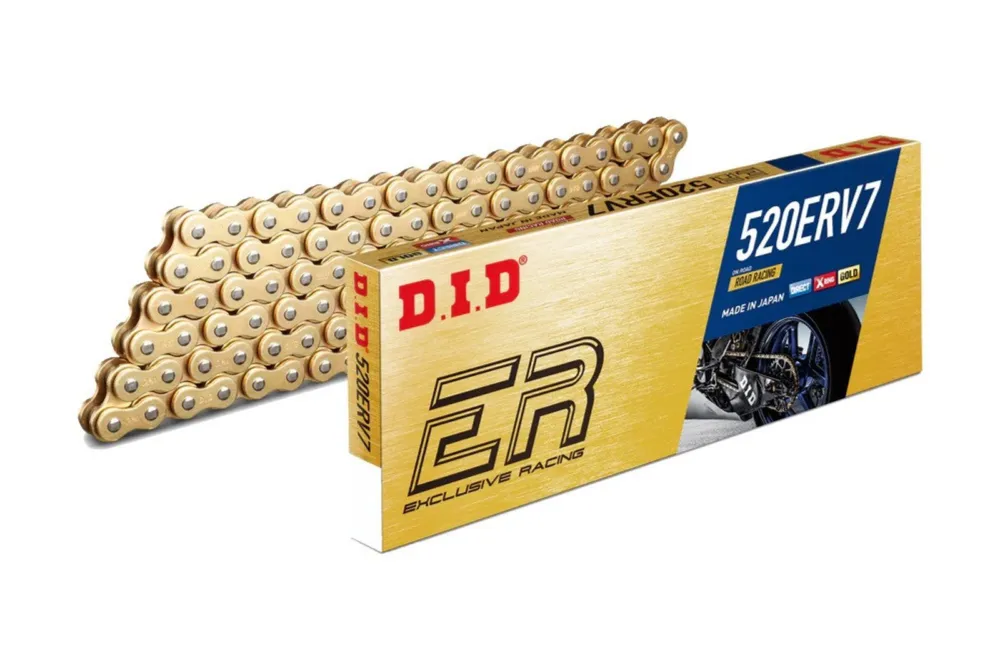 Horká Nabídka Street závodní řetěz D.I.D Chain 520ERV7 160 L Zlatá/Zlatá