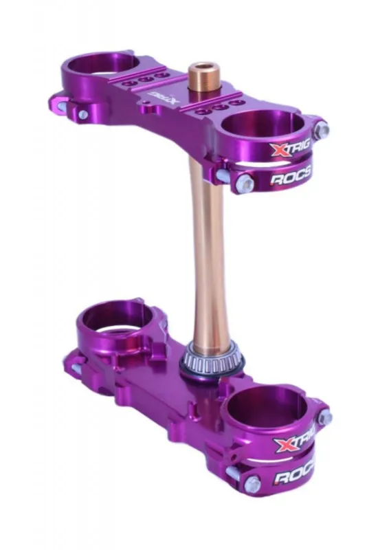 Sezónní Sleva Brýle na vidlice s trojitým uchycením X-TRIG ROCS TECH 40201022 25mm fialová