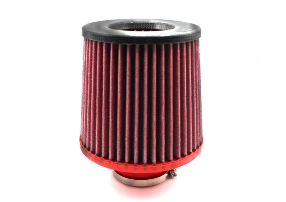 Dvojitý kuželový vzduchový filtr BMC FBTW60-140C Uhlíkový vrch Sleva