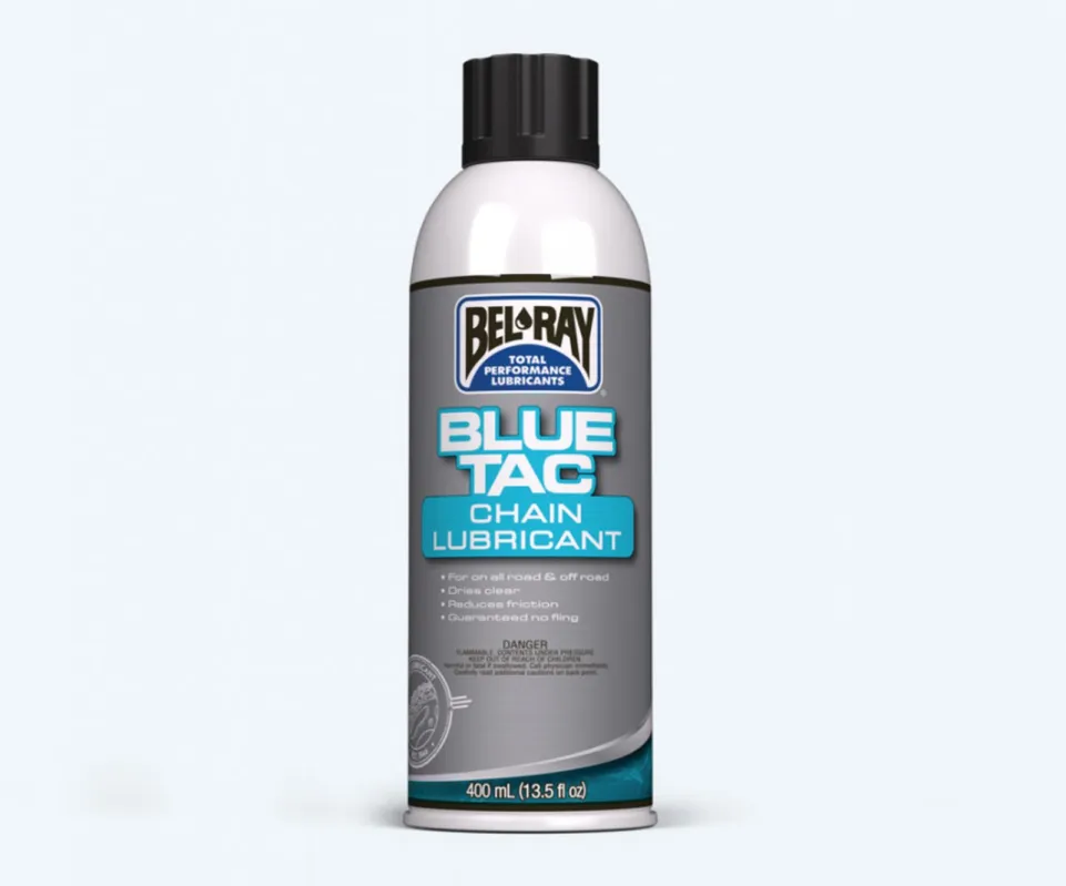 Mazivo na řetěz Bel-Ray BLUE TAC CHAIN LUBRICANT (400ml sprej) Finální Výprodej