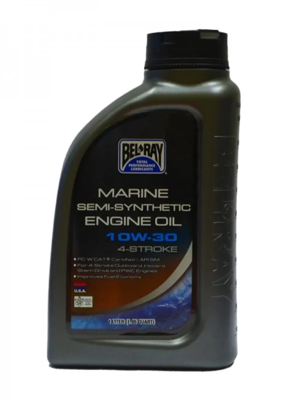 Pouze Dnes Motorový olej Bel-Ray MARINE SEMI-SYNTHETIC 4T 10W-30 1 l