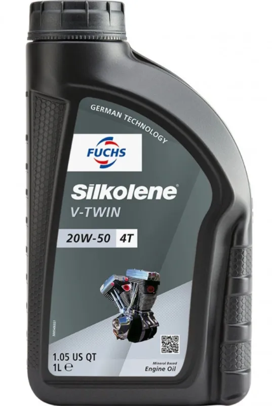 Motorový olej SILKOLENE V-TWIN 20W-50 MINERAL 600986278 1 l Aktuální