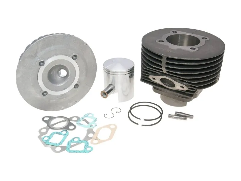 Sada válce Polini z litiny s dvojím vstupem 130cc 57 mm pro Vespa 125 ETS, PK, Primavera 2T, Primavera ET3 2T, XL Cenová Bomba
