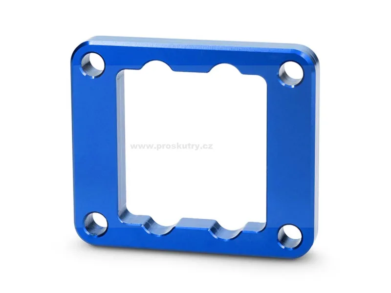 Distanční podložka / destička pro jazýčkový ventil Voca CNC 10mm modrá pro Yamaha DT 50 Značkový