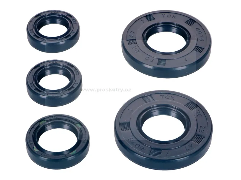 Sada gufer TCK modré pro Simson S50, SR4-1, SR4-2, SR4-3, SR4-4, KR51 / 1 Schwalbe, Star, Sperber, Sparrow, Habicht Horká Nabídka