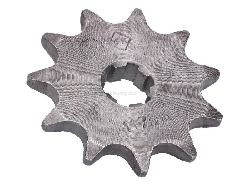 Řetězové kolečko / řetězové kolo stará verze 11 zubů pro Simson S50, SR4-1, SR4-2, SR4-3, SR4-4, KR51/1 Schwalbe, Star, Sparrowhawk, Sparrow, Habicht Kup Teď