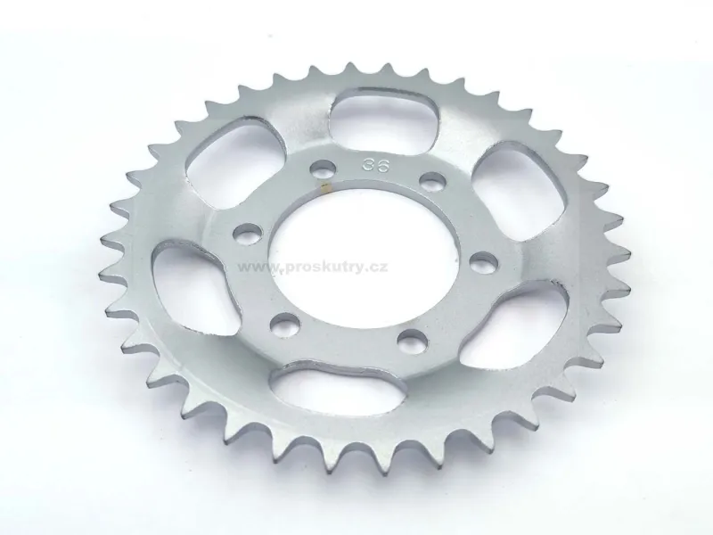 Must-Have Rozeta 36 zubů 120mm pro Zündapp ZD 20, 40, 25, ZL Hai CX 25 TS, ZS ZE C 50 Sport, GTS 50, TS