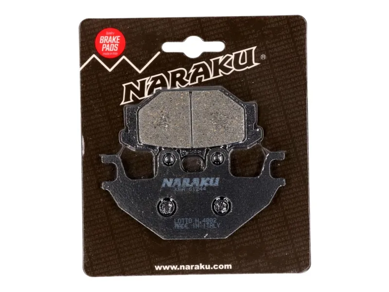 Bezpečná Platba Brzdové destičky Naraku organické pro Kymco KXR, Yamaha MT, SYM Lander