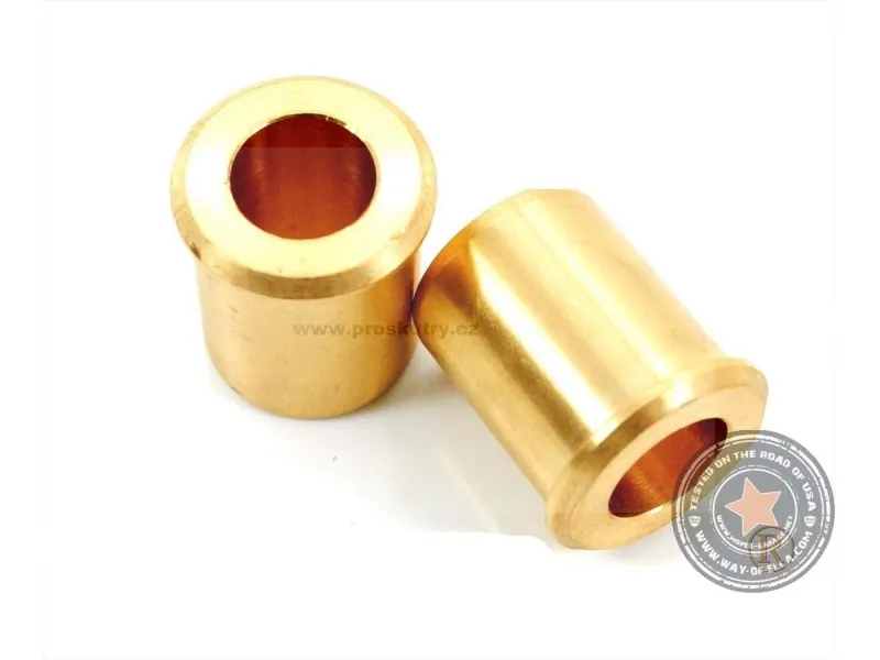 Sada mosazných pouzder 12,05 mm x 19,52 mm pro Zündapp Bergsteiger M 50, Mofa 25 Typ 434, Automatic 444, Star 1, 2, ZA 25, ZD 10, Hit Sezóny