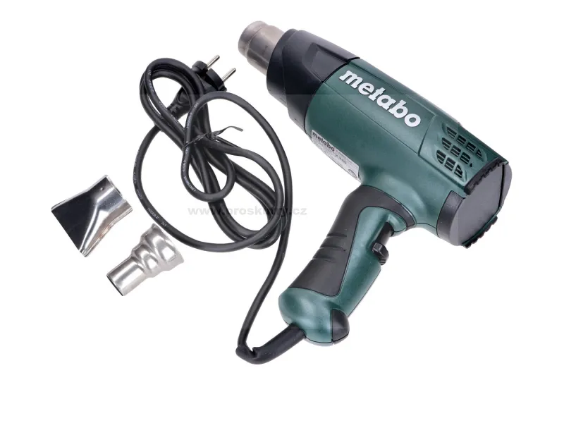 Horkovzdušná pistole Metabo H16-500 1600W do 500°C pro montáž motoru a ložisek Akční Nabídka