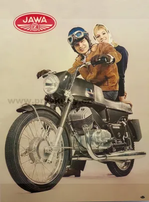 Plakát Jawa 350 Bizon (84 x 59 cm) Výprodej