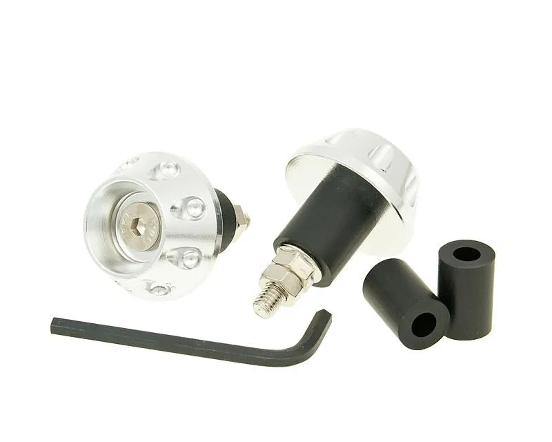 Závaží řídítek Flat 13,5 / 17,5 mm - stříbrné Top Prodej